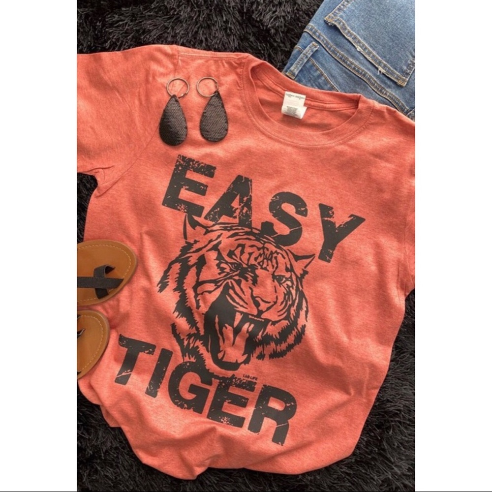“Easy Tiger” Graphic Tee Shirt